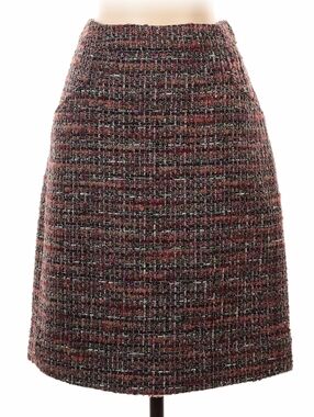 Etcetera Multicolor Tweed Pencil Skirt Women’s Size 2 Wool Blend Classic Preppy